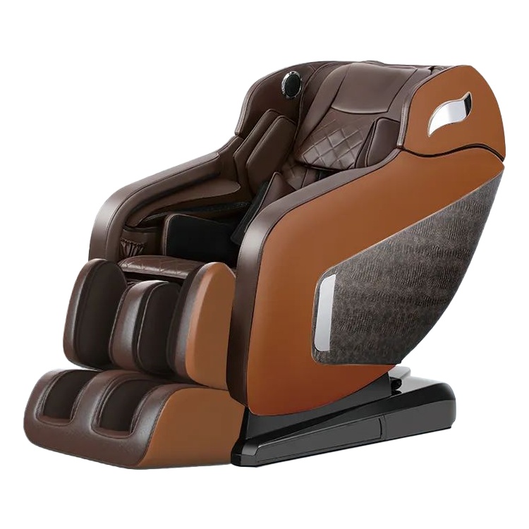 Moderner elektrischer Ganzk&ouml;rper-Airbag-Massagestuhl aus PU-Leder