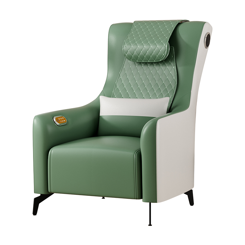 Deluxe ryg Shiatsu &aelig;ltesofa massagestol med timing kontrol